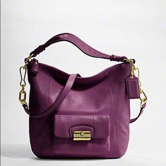 Coach- Kristin Hobo bag in purple EUC
