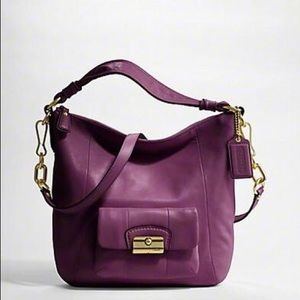 Coach- Kristin Hobo bag in purple EUC