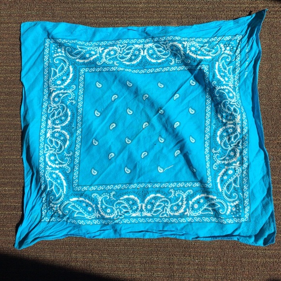 Blue bandanna