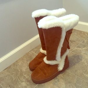Fuzzy boots