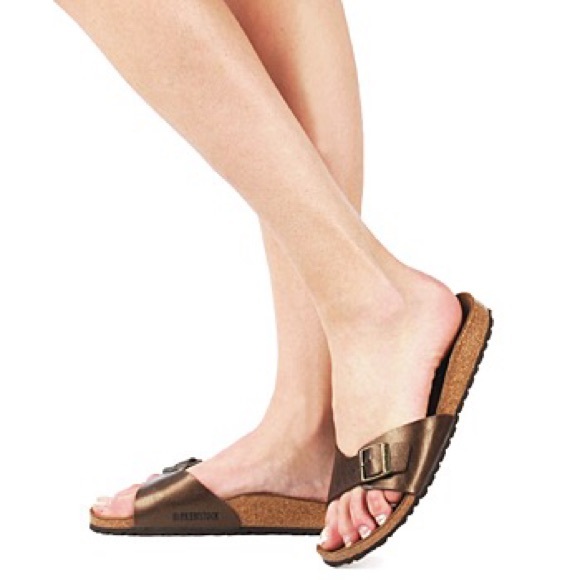 Birkenstock- Madrid sandal in bronze size 37