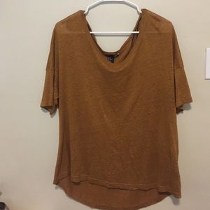 H&M mustard yellow shirt