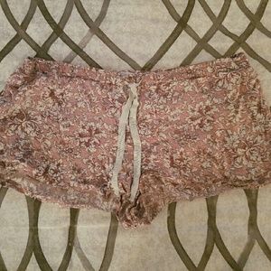 100% Silk VS sleep shorts