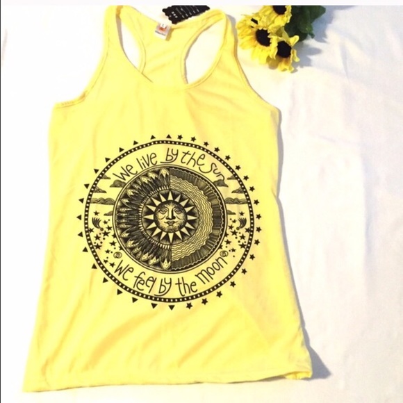 Buy 2 get 1 FREE Yellow or Black Tank Top XL - Picture 2 of 2