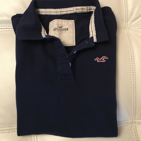 Hollister Tops - 5 for $25 Hollister Polo Shirt Blue Size S