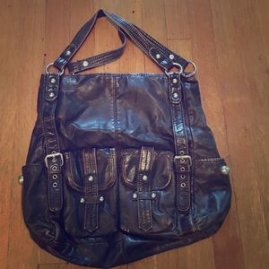 Faux leather slouch bag from Urban Outfitters