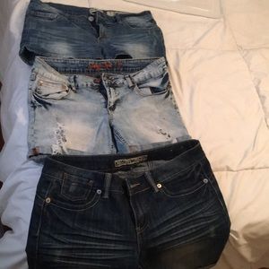 3 jeans shorts