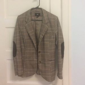 Cute plaid h&m professor blazer