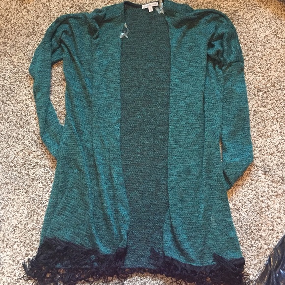 Emerald Charlotte Russe cardigan