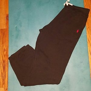 *SOLD Boys Black Ralph Lauren Polo Sweatpants S XL