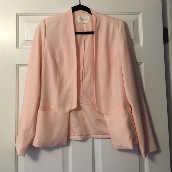 Blush pink blazer size medium NWT