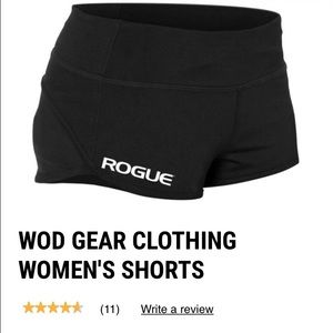 Rogue WOD Gear - CrossFit Women's Shorts, Size S