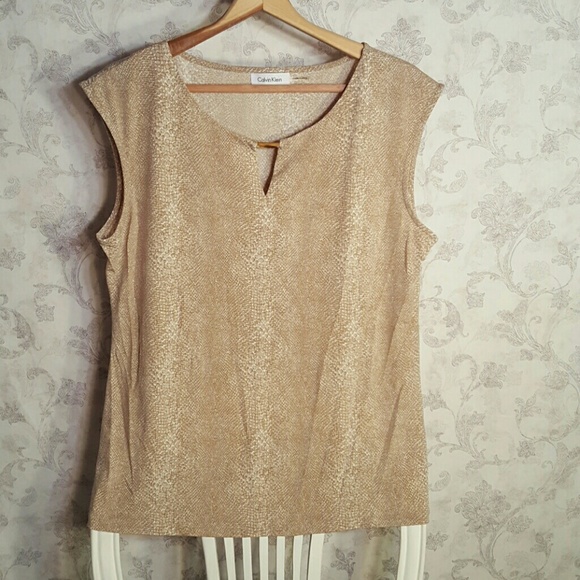 Snake pattern sleeveless top