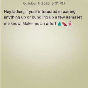 If your interested in pairing up items.