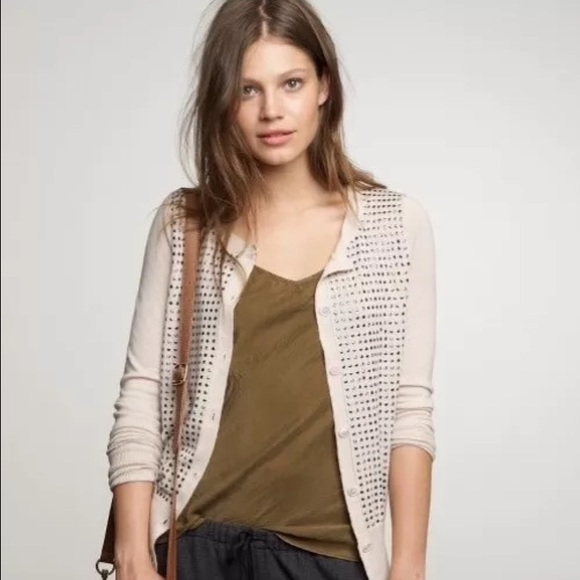 JCrew Studded Cardigan Sweater NWT XL - Picture 1 of 4