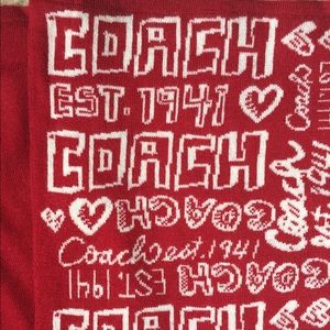 Coach scarf
