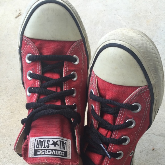 Red converse