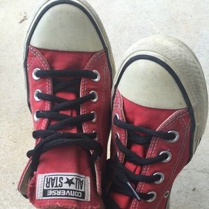Red converse