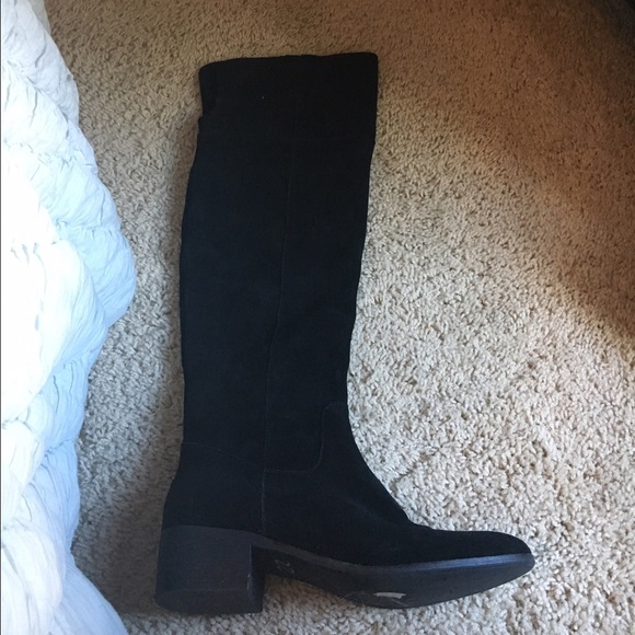 Steve Madden tyga suede black over the knee boots - Picture 2 of 4