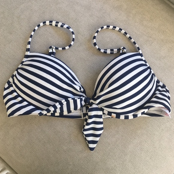 Striped Bikini Top