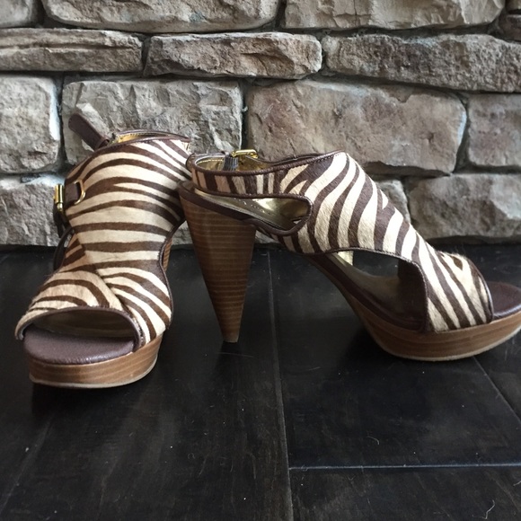 Nine West Zebra Print Heels