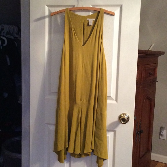 H&M Ochre Swing Dress, Size 2