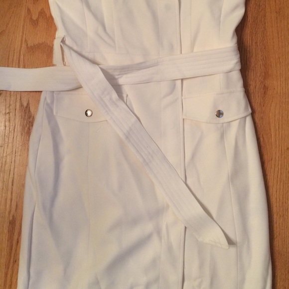 NWT H&M Cream Mini Dress - Picture 4 of 5