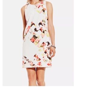 Vince Camuto 'Broken photo' floral dress
