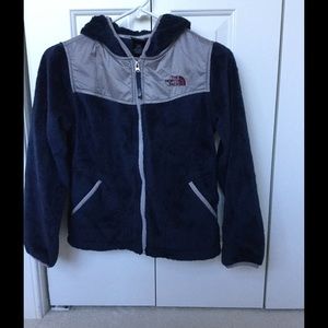 North Face Girls Jacket Blue Size Medium
