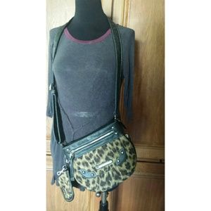 Franco Sarto cheetah crossbody bag and coin purse