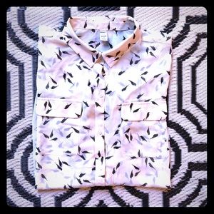 Sheer Bird patterned button up