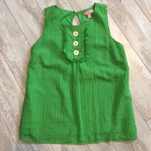 Lily Pulitzer Green Ladies Top