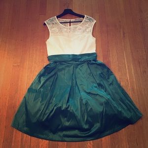 ModCloth lace and silk dresss