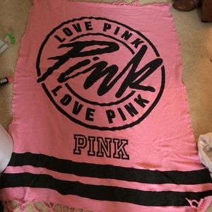 PINK Victorias Secret Beach Blanket