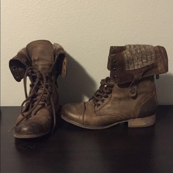Steve Madden Troopa Combat Boots - Picture 1 of 1