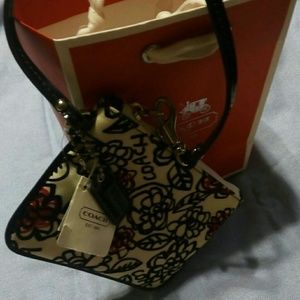 Coach wristlet bag