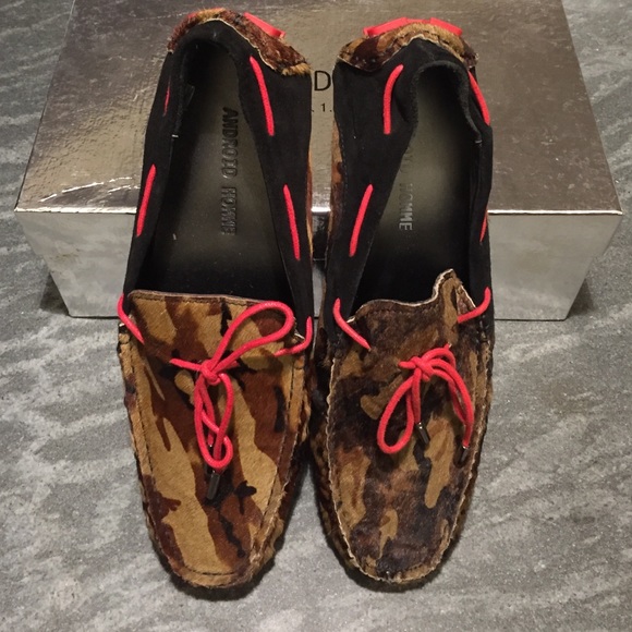 New Android Homme shoes with tags and box.