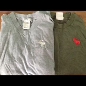 Boys large Abercrombie & Fitch shirts