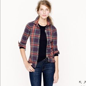 J. Crew RETAIL Perfect Shirt in Tartan