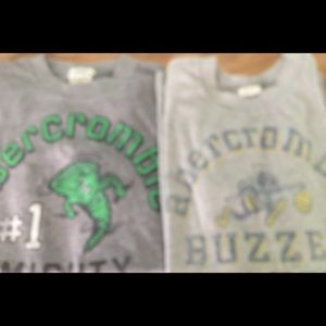 Boys large Abercrombie & Fitch shirts