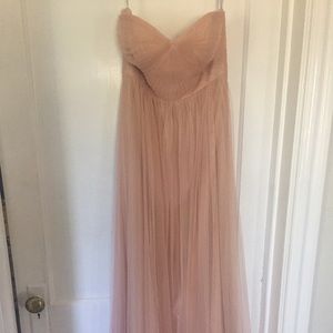 Jenny Yoo Nabi Convertible dress in Cameo Pink