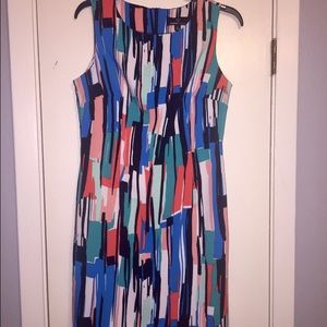 Ronni Nicole Boat Neck Sleeveless Dress