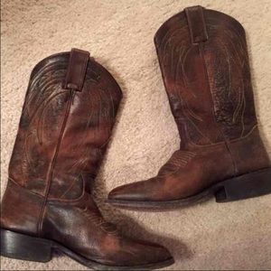 FRYE harness cowboy boots
