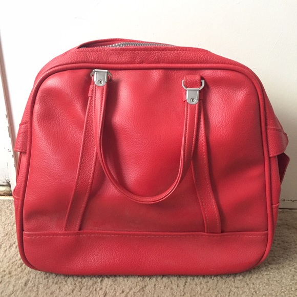 Vintage American Tourister Red Carry-on Luggage