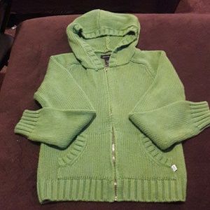 💚Hooded Kelly Green A&F Sweater💚