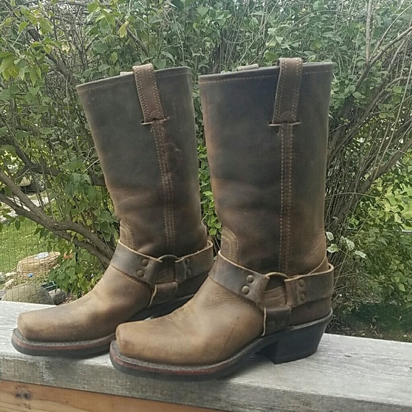 Women's Frye Harness Boots