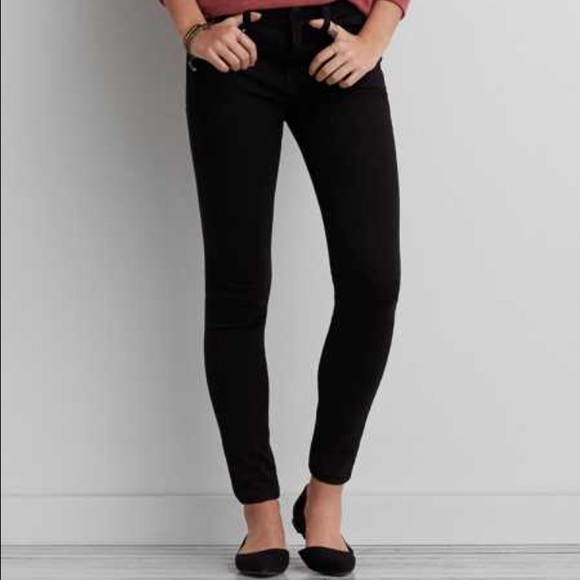 AE black high rise jegging NWOT!