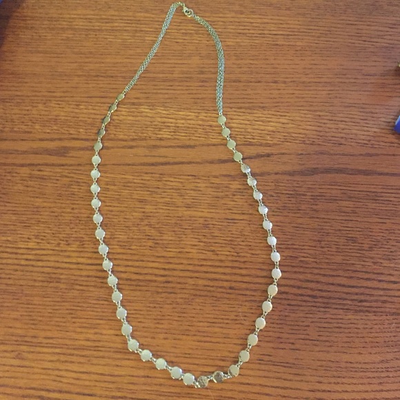 Loft gold statement necklace
