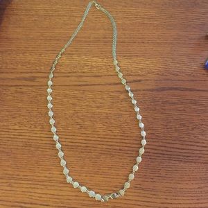 Loft gold statement necklace