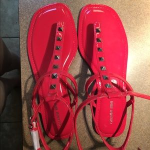 Women's leather sandals